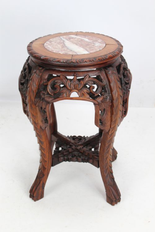 fig 1. Chinese Marble-Topped Coffee Table