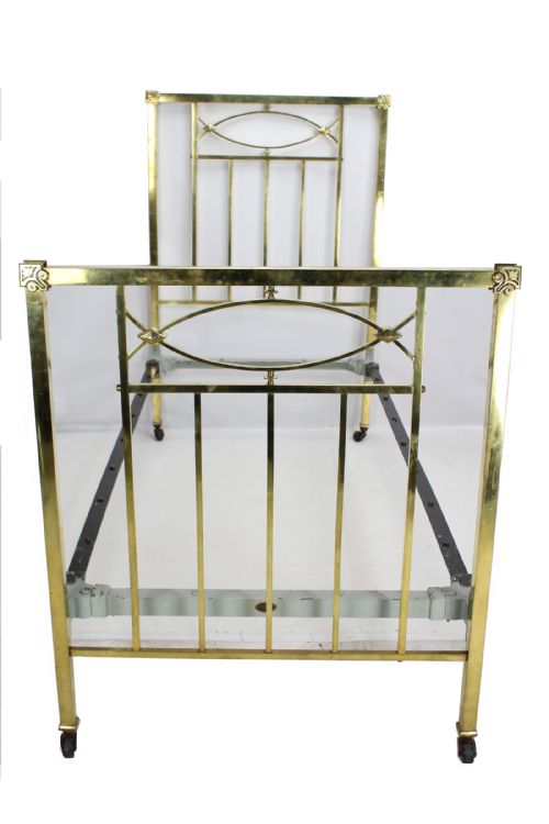 fig 1. Maple & Co Victorian Brass Single Bed