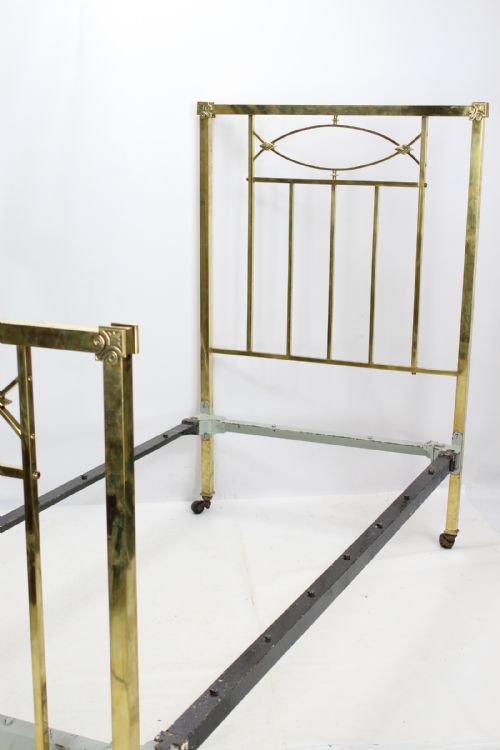 fig 2. Maple & Co Victorian Brass Single Bed