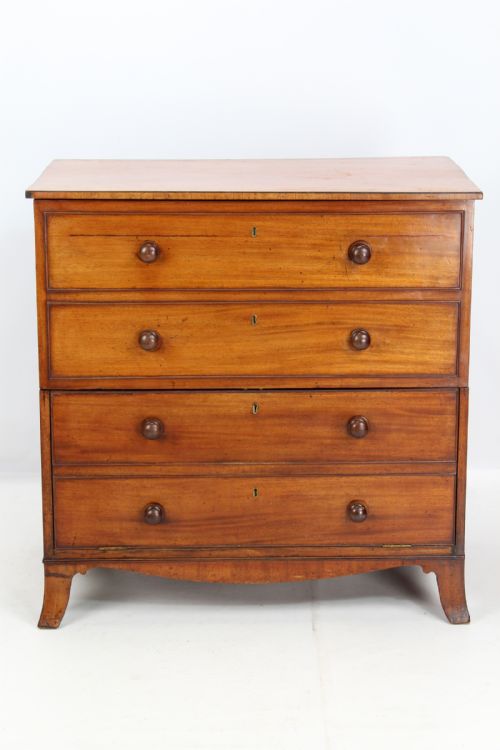 Georgian Mahogany Cabinet with Fitted Interior