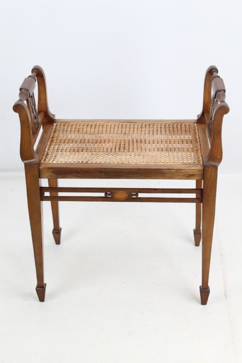 fig 1. Edwardian Mahogany Dressing Table Stool