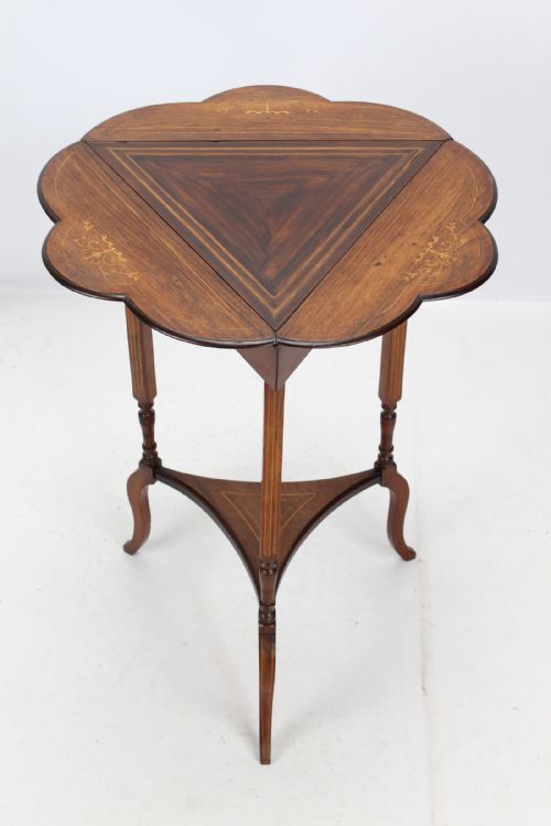 Small Victorian Rosewood Lamp Table