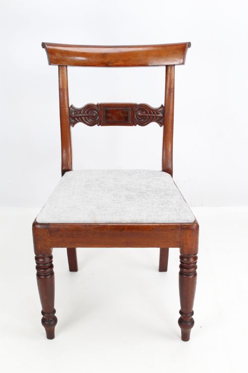 fig 1. Set 4 Victorian Mahogany Dining Chairs