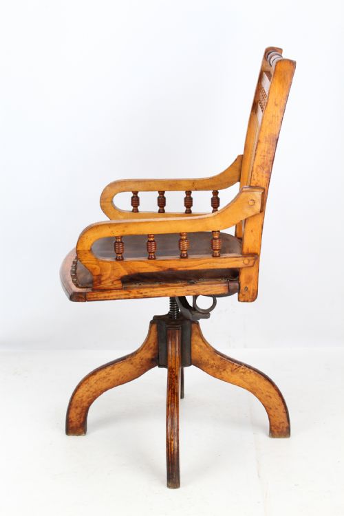 fig 1. Edwardian Swivel Desk Chair