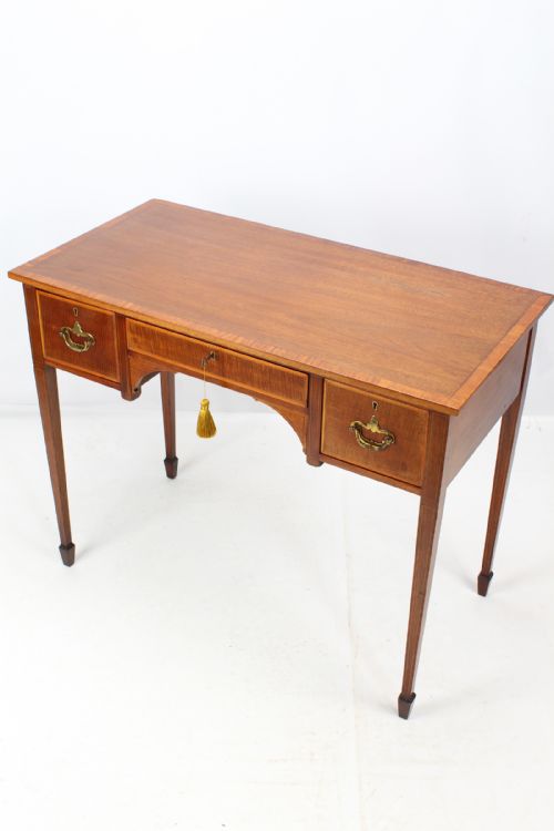 fig 1. Victorian Mahogany & Inlaid Desk