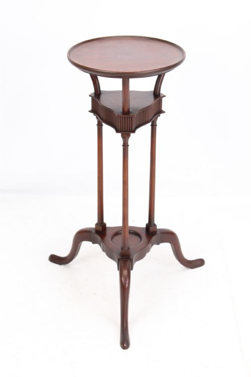 fig 1. Edwardian Mahogany Plant Stand