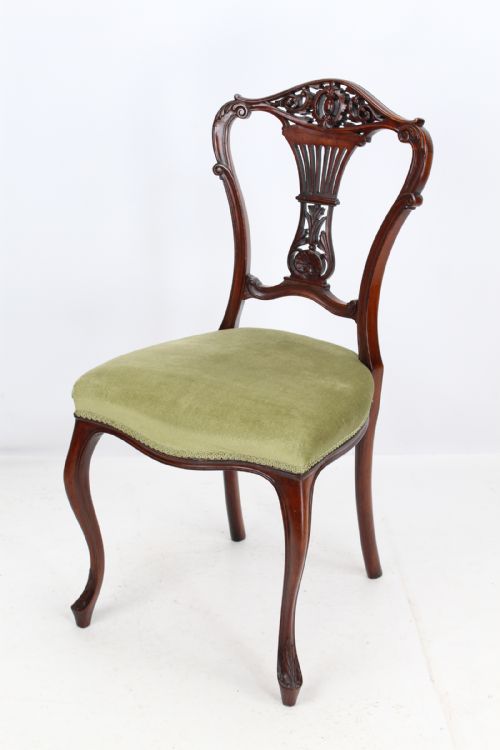 fig 1. Edwardian Carved Bedroom Chair