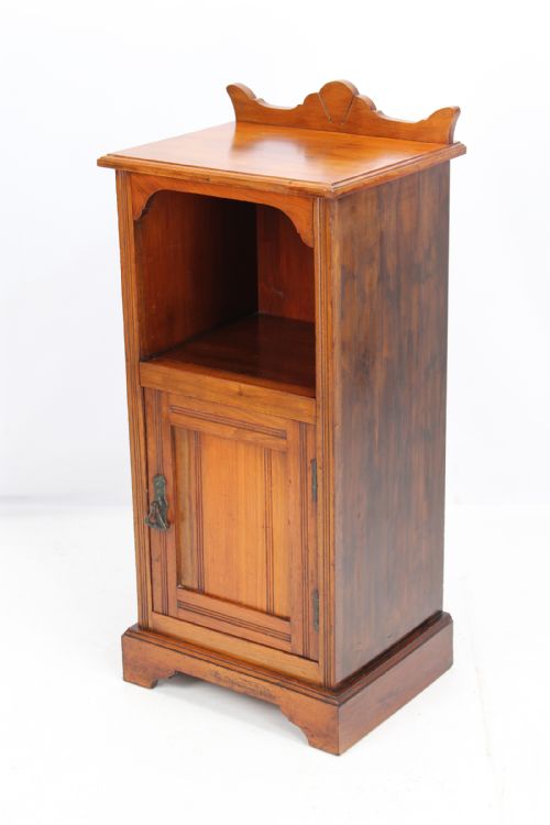 fig 1. Victorian Walnut Bedside Cabinet
