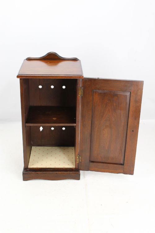fig 1. Victorian Walnut Bedside Cabinet
