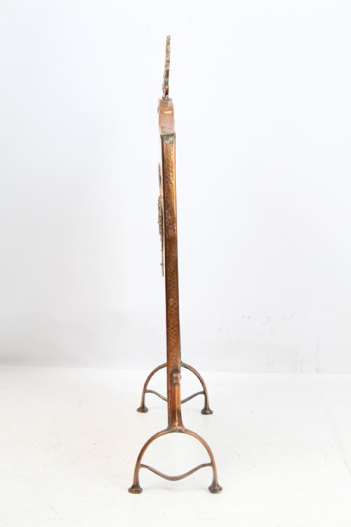 fig 1. Edwardian Arts & Crafts Copper Fire Screen