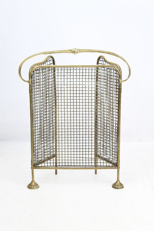 Victorian Folding Brass Fire Guard