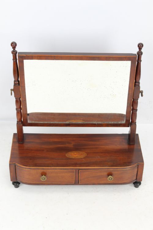 fig 1. Regency Mahogany & Inlaid Dressing Table Mirror