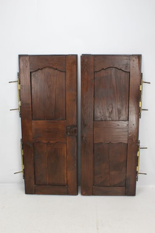 fig 1. Pair Antique French Cupboard Doors