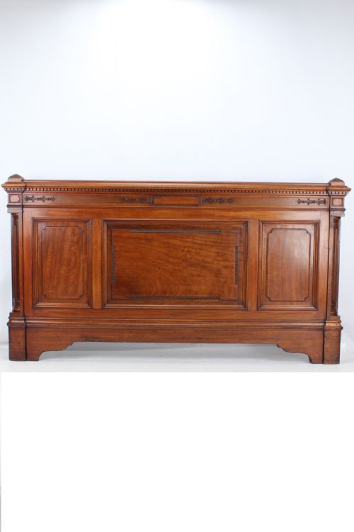 fig 1. King Size Victorian Mahogany Headboard