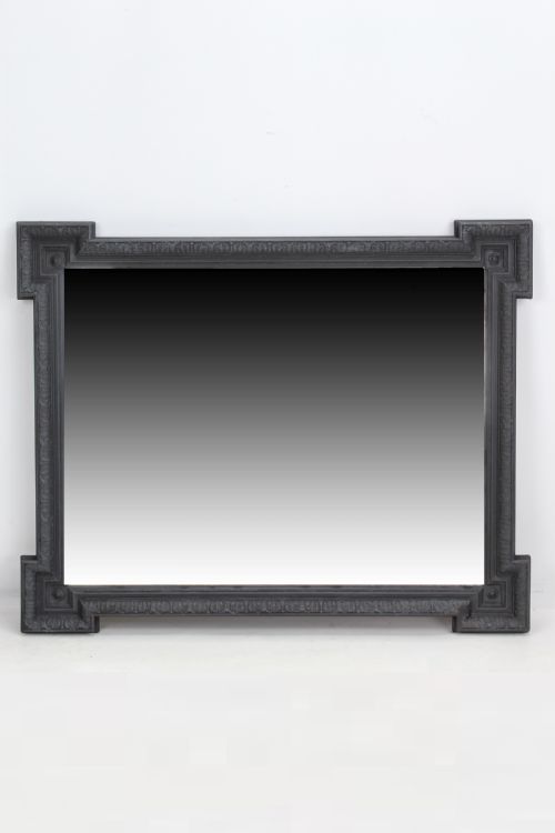Edwardian Ebonised Wall Mirror
