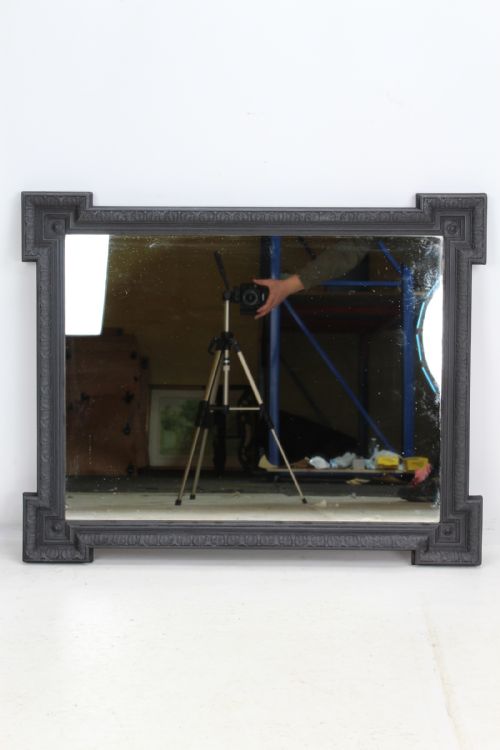 fig 1. Edwardian Ebonised Wall Mirror