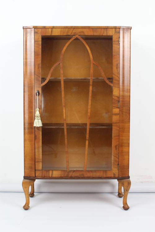 Art Deco Walnut Bookcase