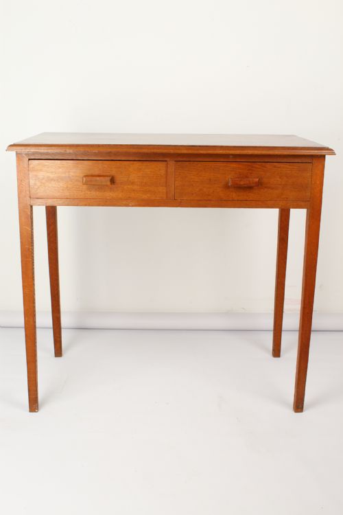 Art Deco Oak Desk Writing Table