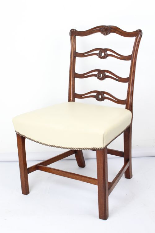 fig 1. Georgian Mahogany Ladder Back Chair