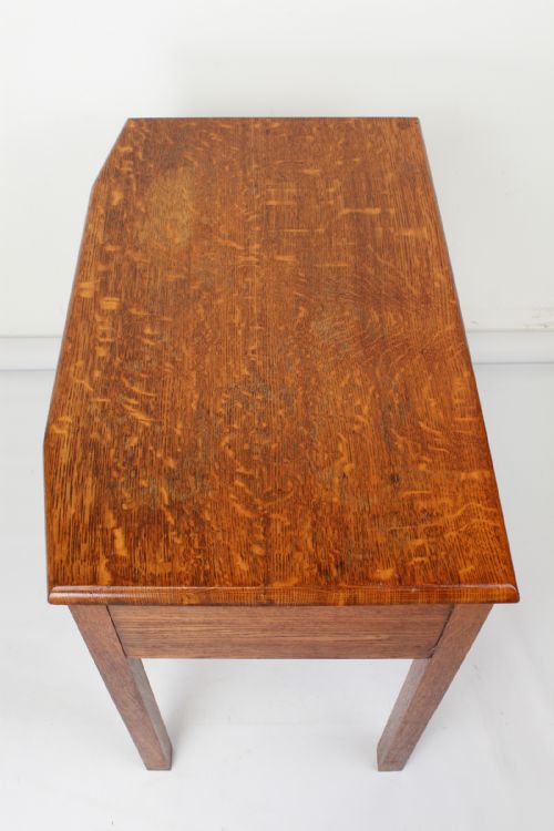 fig 1. Art Deco Oak Hall Table Desk
