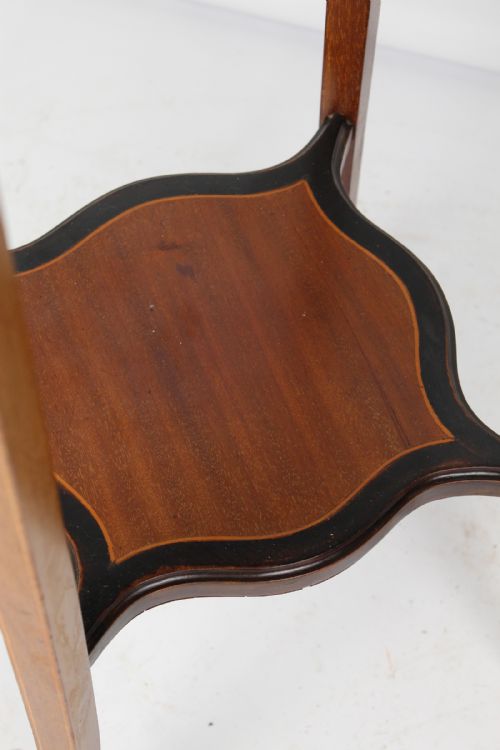 EDWARDIAN MAHOGANY INLAID JARDINIRE - ADDITIONAL PHOTO 7