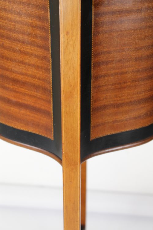 EDWARDIAN MAHOGANY INLAID JARDINIRE - ADDITIONAL PHOTO 11