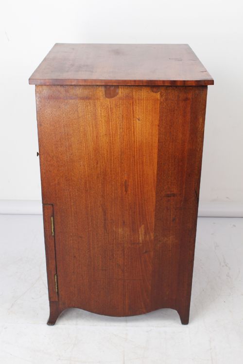 fig 2. Georgian Mahogany Tambour Front Side Cabinet