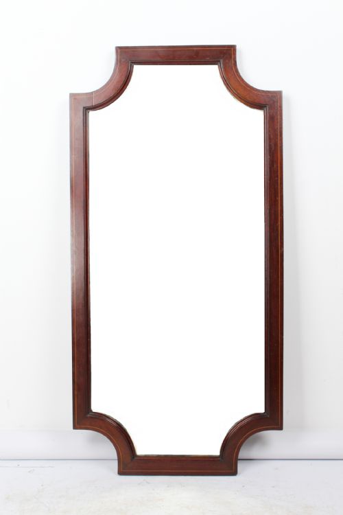fig 1. Edwardian Inlaid mahogany Wall Mirror