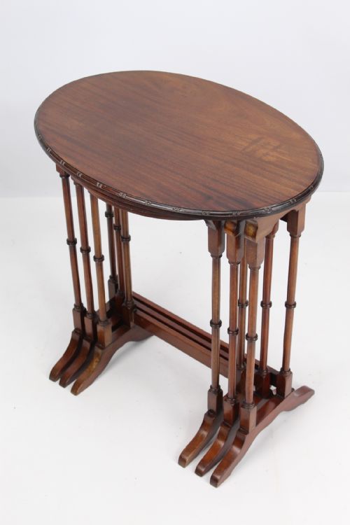 Edwardian Nest of 3 Mahogany Tables