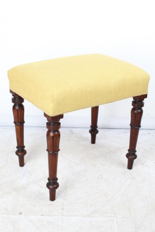 Antique Victorian Mahogany Stool