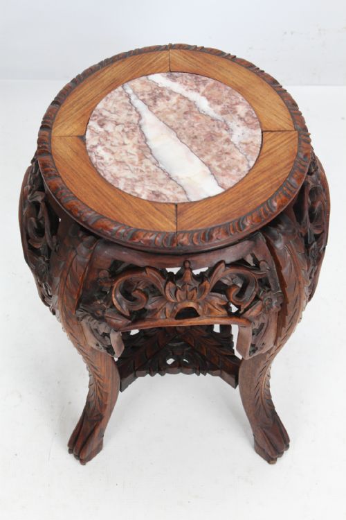 fig 1. Chinese Marble-Topped Coffee Table