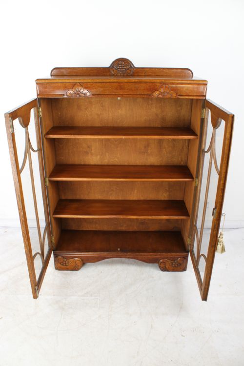 fig 1. Art Deco Oak Bookcase