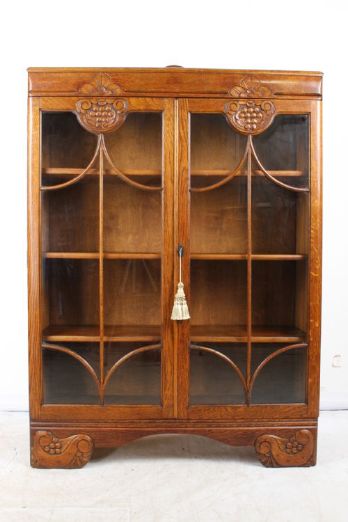 Art Deco Oak Bookcase