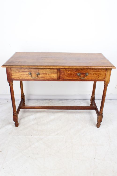 Edwardian Oak Desk
