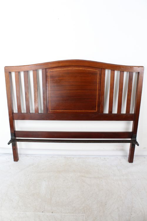 fig 2. Edwardian Mahogany & Inlaid Double Bed