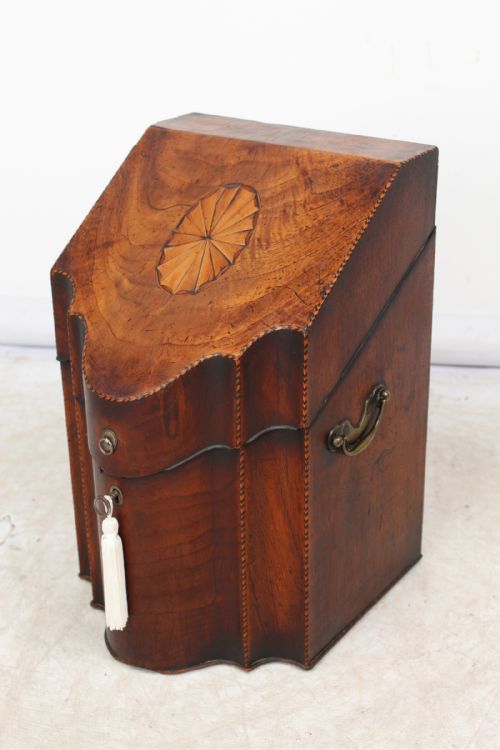 Antique Georgian Mahogany Knife Box