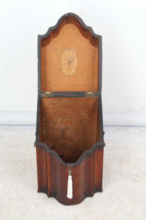 fig 2. Antique Georgian Mahogany Knife Box
