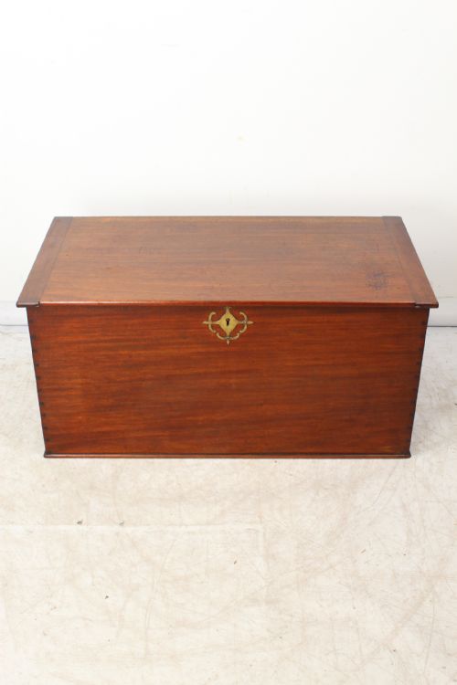 fig 1. Antique Georgian Mahogany Chest Coffee Table