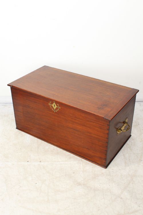 Antique Georgian Mahogany Chest Coffee Table