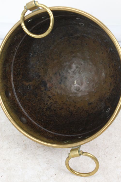 VICTORIAN ARTS CRAFTS BRASS JARDINIRE BY HENRY LOVERIDGE - ADDITIONAL PHOTO 6