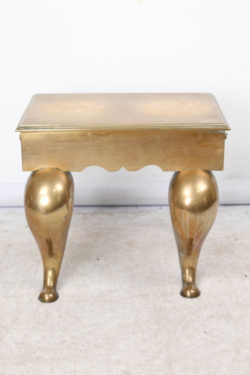 ANTIQUE GEORGIAN BRASS FOOTMAN - ADDITIONAL PHOTO 1