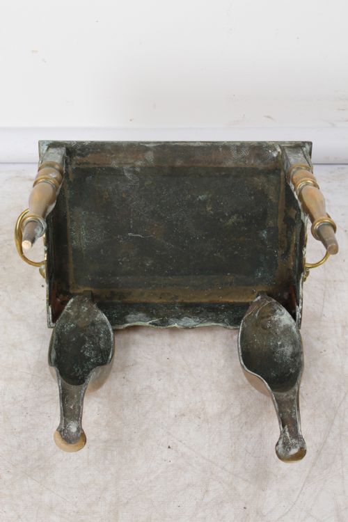 ANTIQUE GEORGIAN BRASS FOOTMAN - ADDITIONAL PHOTO 4