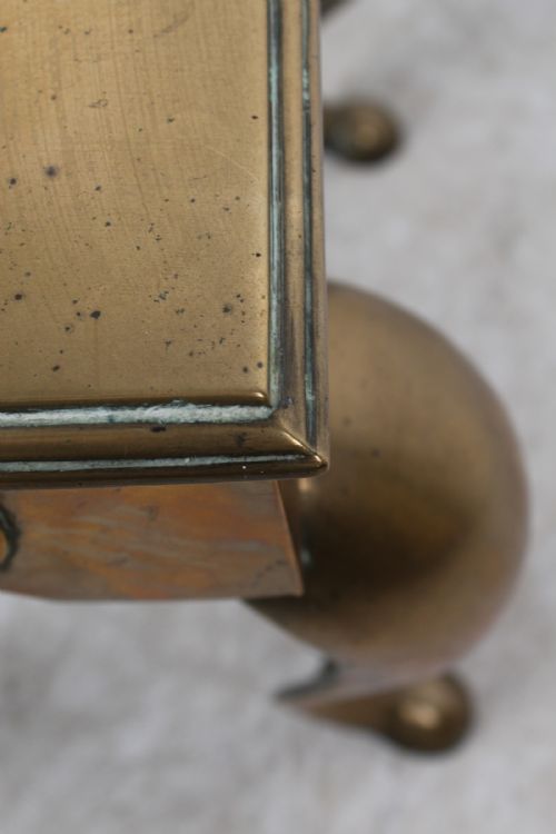 ANTIQUE GEORGIAN BRASS FOOTMAN - ADDITIONAL PHOTO 8