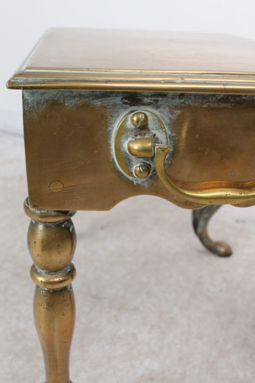 ANTIQUE GEORGIAN BRASS FOOTMAN - ADDITIONAL PHOTO 12