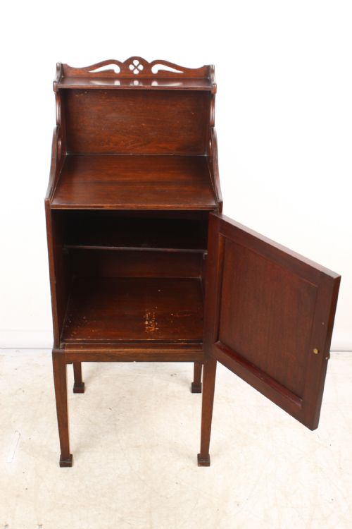 fig 1. Edwardian Mahogany Bedside Cupboard