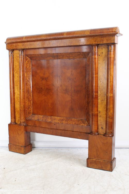 fig 1. Antique Biedermeier Single Bed Headboard