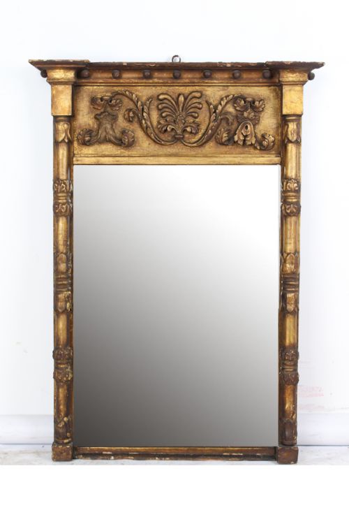 Antique Regency Giltwood Pier Mirror