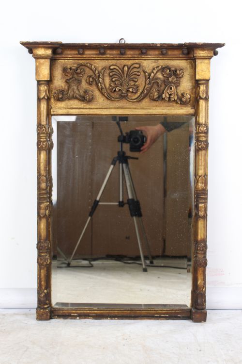 fig 1. Antique Regency Giltwood Pier Mirror
