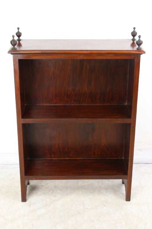 fig 1. Small Edwardian Mahogany Open Bookcase