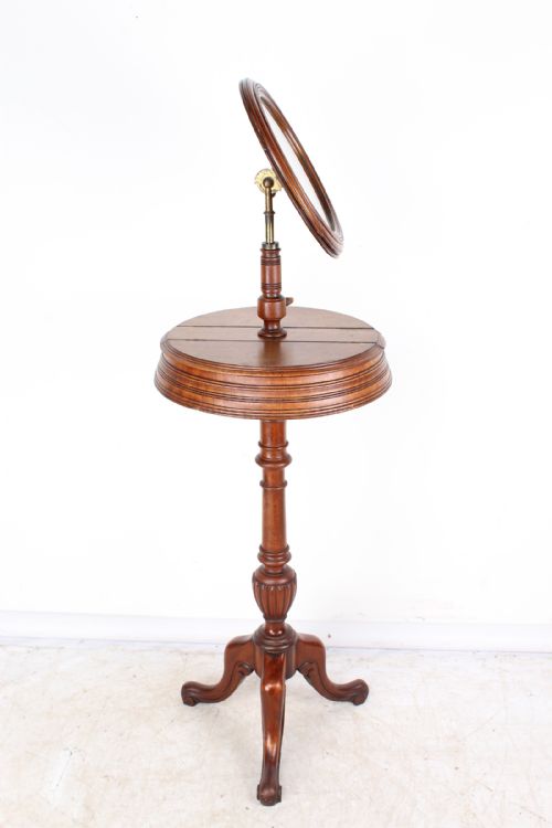 fig 1. Victorian Shaving Stand with Adjustable Mirror